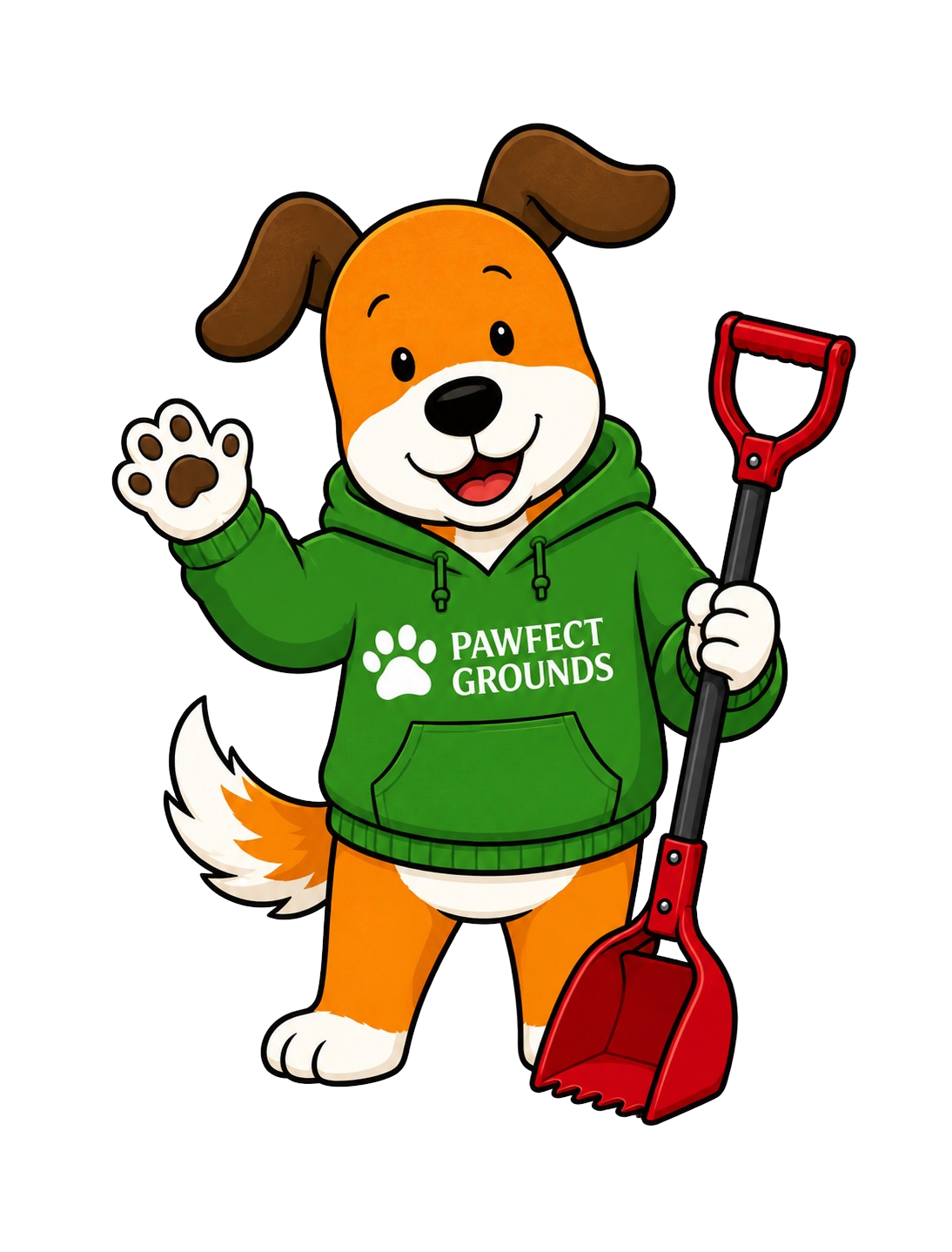 PAWfect Grounds mascot